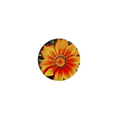 Flower In A Parking Lot 1  Mini Button Magnet by sirhowardlee