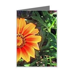 Flower In A Parking Lot Mini Greeting Card by sirhowardlee