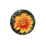 Flower In A Parking Lot Golf Ball Marker 4 Pack (for Hat Clip) Front