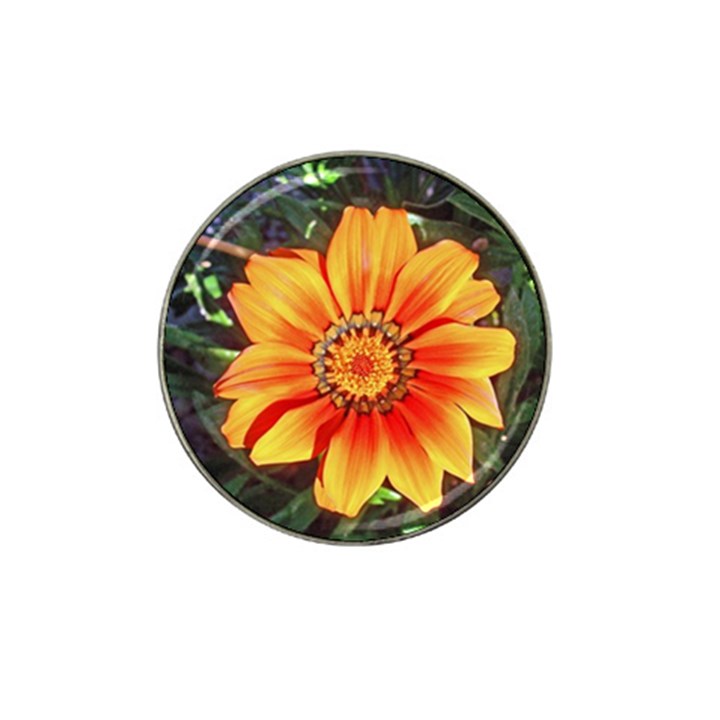 Flower In A Parking Lot Golf Ball Marker 4 Pack (for Hat Clip)