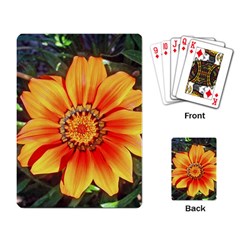 Flower In A Parking Lot Playing Cards Single Design by sirhowardlee