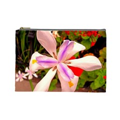 African Iris Cosmetic Bag (large)