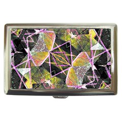 Geometric Grunge Pattern Print Cigarette Money Case by dflcprints