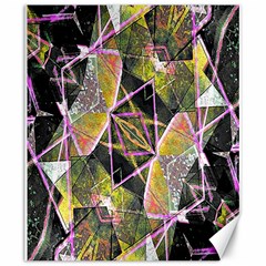 Geometric Grunge Pattern Print Canvas 20  X 24  (unframed) by dflcprints