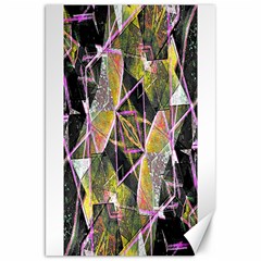 Geometric Grunge Pattern Print Canvas 20  X 30  (unframed) by dflcprints