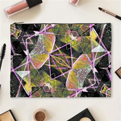 Geometric Grunge Pattern Print Cosmetic Bag (xl) by dflcprints