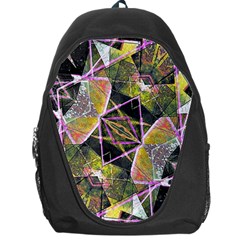 Geometric Grunge Pattern Print Backpack Bag by dflcprints