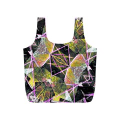 Geometric Grunge Pattern Print Reusable Bag (s) by dflcprints