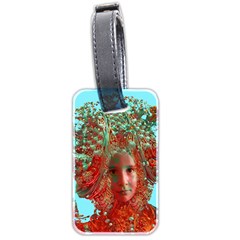 Flower Horizon Luggage Tag (two Sides) by icarusismartdesigns