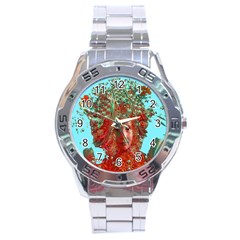 Flower Horizon Stainless Steel Watch by icarusismartdesigns