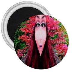 Tree Spirit 3  Button Magnet by icarusismartdesigns