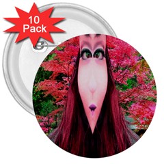 Tree Spirit 3  Button (10 Pack) by icarusismartdesigns