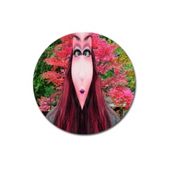 Tree Spirit Magnet 3  (round) by icarusismartdesigns