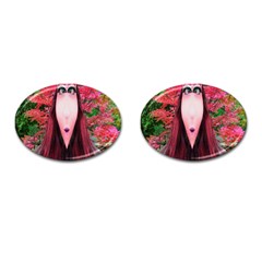 Tree Spirit Cufflinks (oval) by icarusismartdesigns