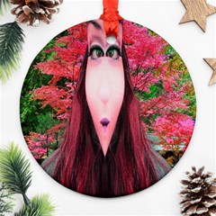 Tree Spirit Round Ornament (two Sides) by icarusismartdesigns