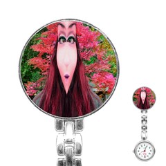 Tree Spirit Stainless Steel Nurses Watch by icarusismartdesigns