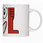 Laughing Out Loud Illustration002 White Coffee Mug Right