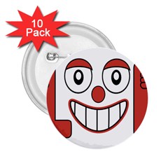 Laughing Out Loud Illustration002 2 25  Button (10 Pack) by dflcprints