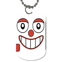 Laughing Out Loud Illustration002 Dog Tag (two-sided)  by dflcprints