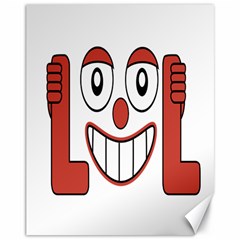 Laughing Out Loud Illustration002 Canvas 11  X 14  (unframed) by dflcprints