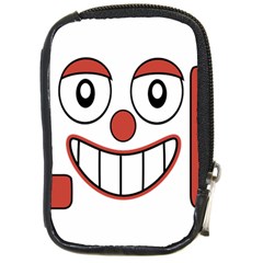 Laughing Out Loud Illustration002 Compact Camera Leather Case by dflcprints