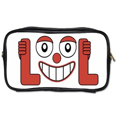 Laughing Out Loud Illustration002 Travel Toiletry Bag (two Sides) by dflcprints