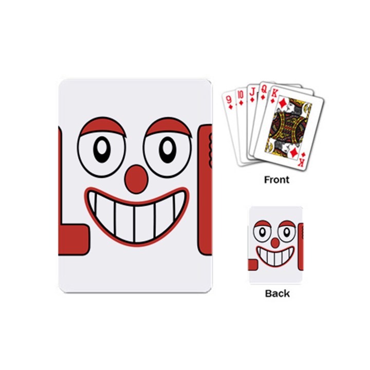 Laughing Out Loud Illustration002 Playing Cards (Mini)