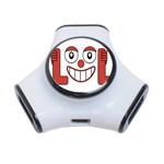 Laughing Out Loud Illustration002 3 Port USB Hub Front