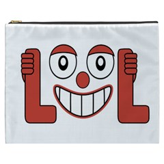 Laughing Out Loud Illustration002 Cosmetic Bag (xxxl) by dflcprints