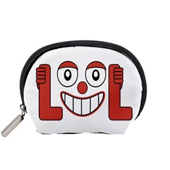 Laughing Out Loud Illustration002 Accessory Pouch (small) by dflcprints