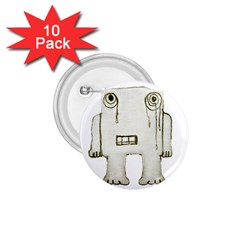 Sad Monster Baby 1 75  Button (10 Pack) by dflcprints