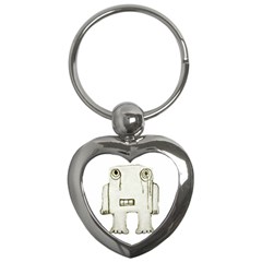 Sad Monster Baby Key Chain (heart) by dflcprints