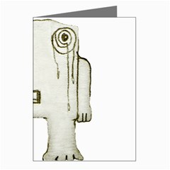 Sad Monster Baby Greeting Card (8 Pack) by dflcprints