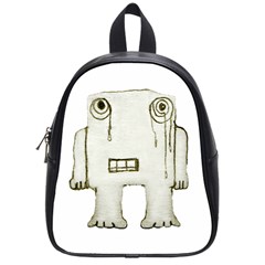 Sad Monster Baby School Bag (small) by dflcprints