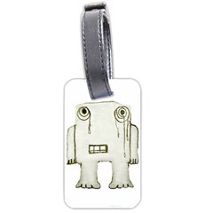 Sad Monster Baby Luggage Tag (one Side) by dflcprints