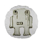 Sad Monster Baby 15  Premium Round Cushion  Front