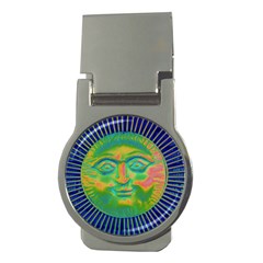 Sun Face Money Clip (round) by sirhowardlee