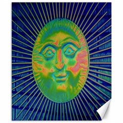 Sun Face Canvas 8  X 10  (unframed)