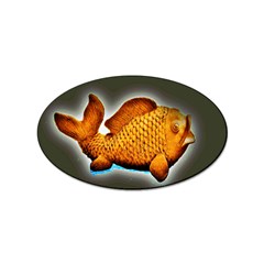 Goldfish Sticker (oval) by sirhowardlee