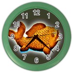 Goldfish Wall Clock (Color) Front