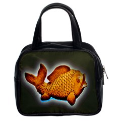 Goldfish Classic Handbag (two Sides) by sirhowardlee