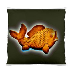 Goldfish Cushion Case (two Sided)  by sirhowardlee