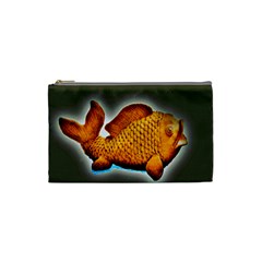 Goldfish Cosmetic Bag (small) by sirhowardlee