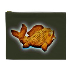 Goldfish Cosmetic Bag (xl) by sirhowardlee