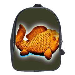 Goldfish School Bag (large) by sirhowardlee