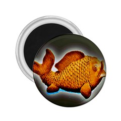 Goldfish 2 25  Button Magnet by sirhowardlee