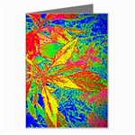 Sun Coleus Enhanced Greeting Card Left