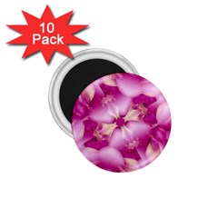 Beauty Pink Abstract Design 1 75  Button Magnet (10 Pack) by dflcprints