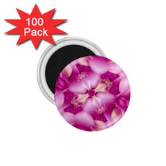 Beauty Pink Abstract Design 1 75  Button Magnet (100 Pack) by dflcprints