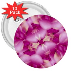 Beauty Pink Abstract Design 3  Button (10 Pack) by dflcprints